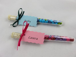 Gastgeschenke im Reagenzglas Taufe Kommunion Konfirmation Hochzeit Firmung