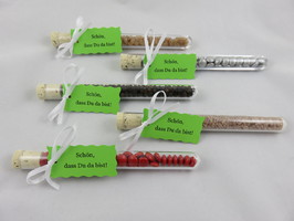 Gastgeschenke Hochzeit Taufe Kommunion Konfirmation Tischkarten Firmung Werbegeschenk Reagenzglas Gastgeschenk Tischkarten Werbegeschenk Kundengeschenk Präsent Kleingeschenk (145)