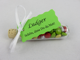 Günstige hochwertige fertige Gastgeschenke Hochzeit Taufe Kommunion Konfirmation Tischkarten Firmung Werbegeschenk Reagenzglas Gastgeschenk Tischkarten Werbegeschenk Kundengeschenk Präsent Kleingesche