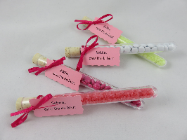 Gastgeschenke im Reagenzglas Gastgeschenk günstig günstige hochwertig hochwertige Kinder Hochzeit Taufe Kommunion Konfirmation Polterabend (6)