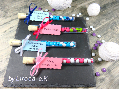 Gastgeschenk Reagenzglas Taufe Kommunion Konfirmation Badesalz Seife Gastgeschenke Hochzeit Werbegeschenk Günstig Fertige Liroca Give Away Einschulung