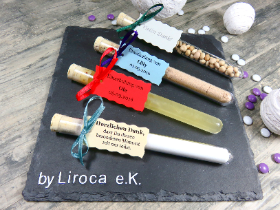 Gastgeschenk Reagenzglas Taufe Kommunion Konfirmation Badesalz Seife Gastgeschenke Hochzeit Werbegeschenk Günstig Fertige Liroca Give Away Einschulung