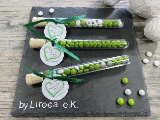 Gastgeschenke Reagenzglas Liroca Taufe Hochteit Konfirmation Kommunion Einschulung fertige günstige hochwertige Geburtstag Kinder Werbegeschenk.JPG