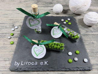 Gastgeschenke Liroca Tischkarten Hochzeit Taufe Kommunion fertige Moderne mal anders Geburtstag günstige.JPG